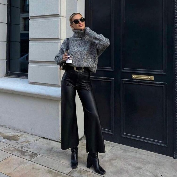 🐻❄️ H&M • Puff-Sleeve Chunky Turtleneck Sweater - Picture 7 of 7